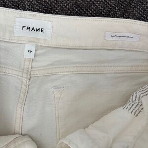 Frame le Crop mini boot jean